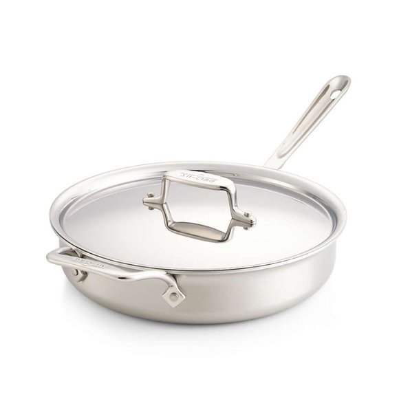 ALL CLAD 3QUARTS SAUTE PAN WITH LID